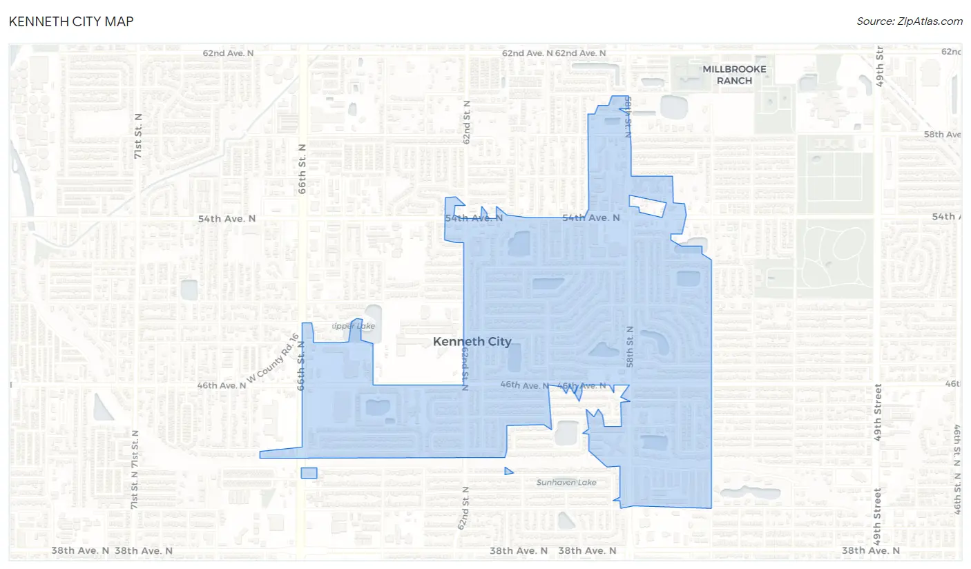 Kenneth City Map