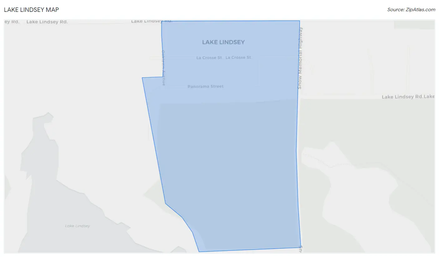 Lake Lindsey Map