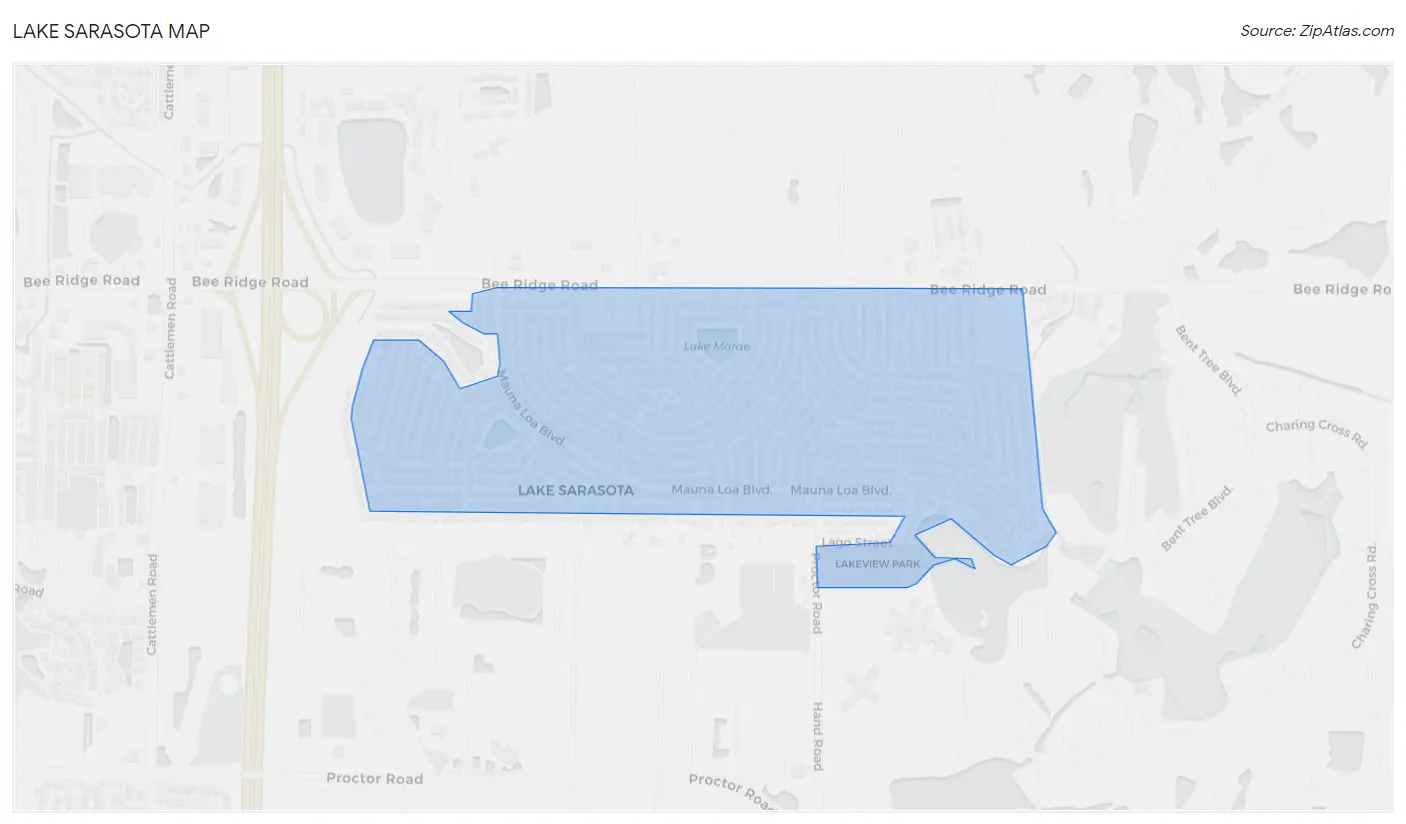 Lake Sarasota Map