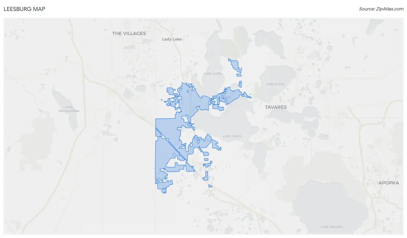 Leesburg Map