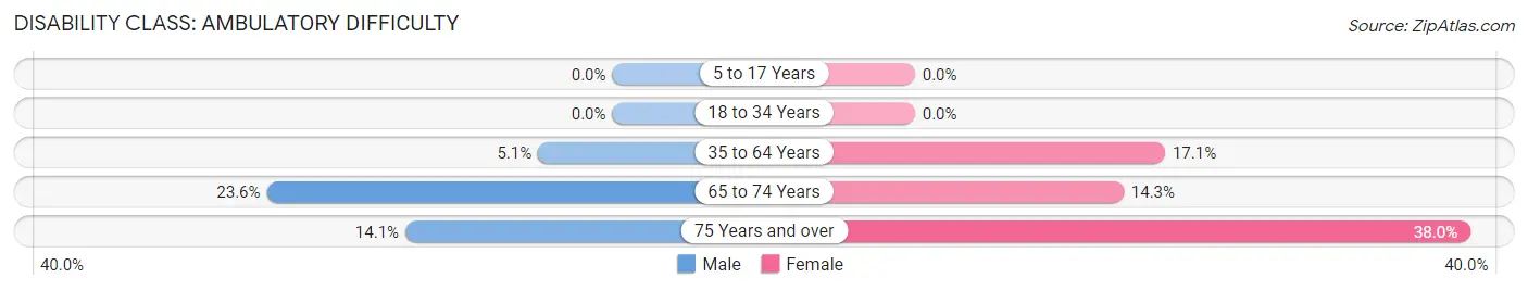 Disability in Micco: <span>Ambulatory Difficulty</span>