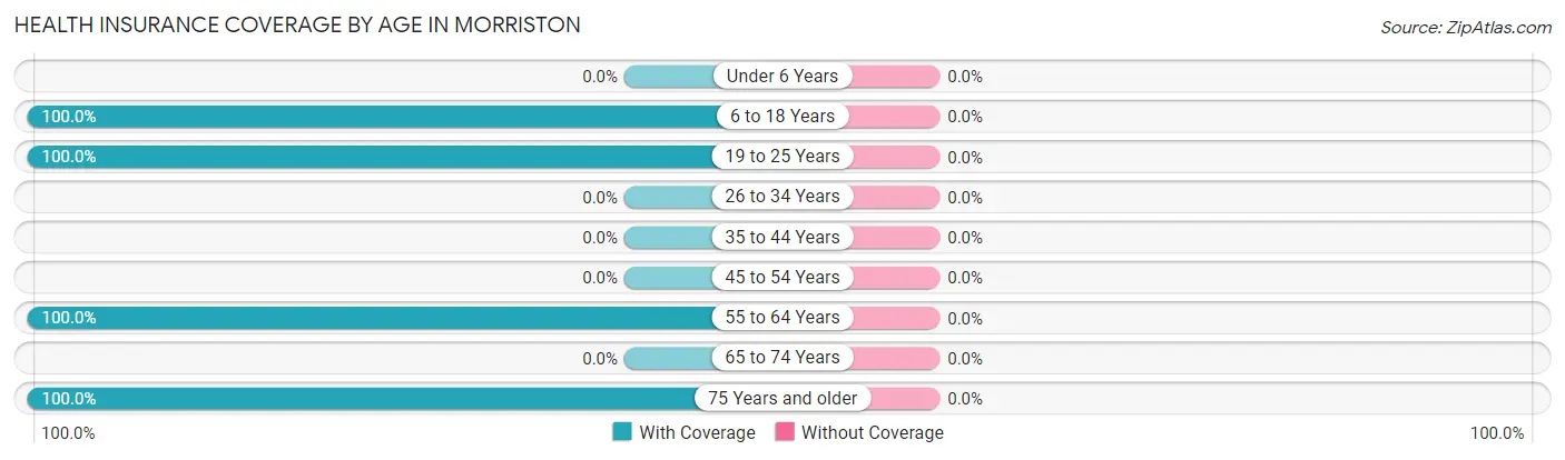 Health Insurance Coverage by Age in Morriston