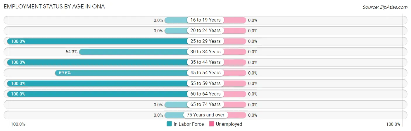 Employment Status by Age in Ona