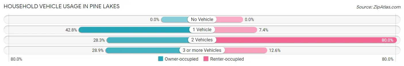Household Vehicle Usage in Pine Lakes