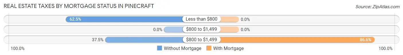 Real Estate Taxes by Mortgage Status in Pinecraft