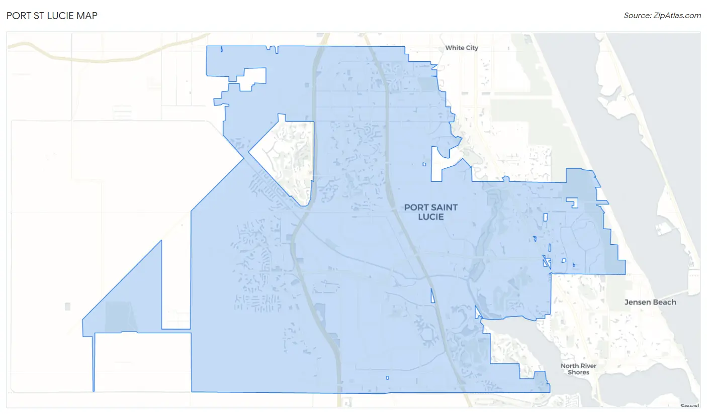 Port St Lucie Map