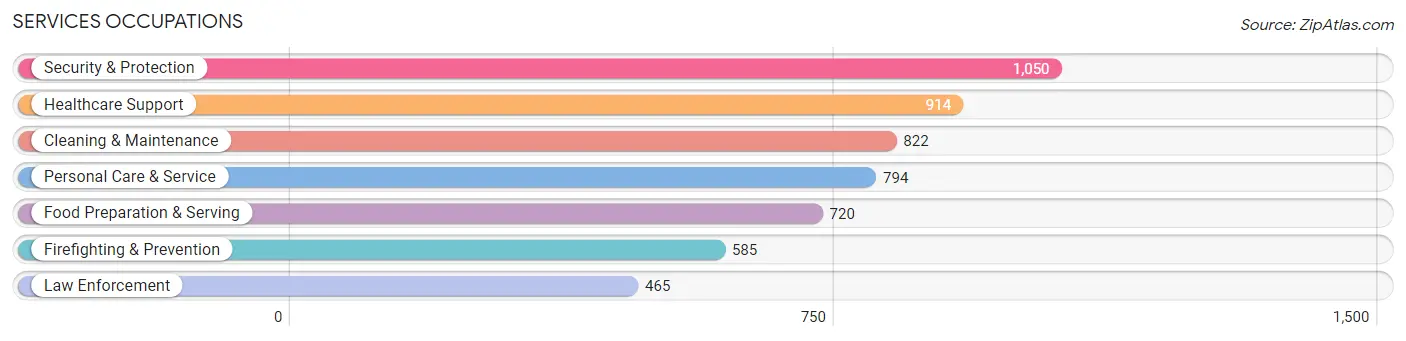 Services Occupations in Princeton