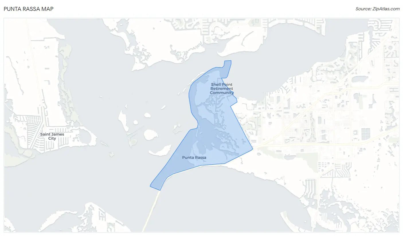 Punta Rassa Map
