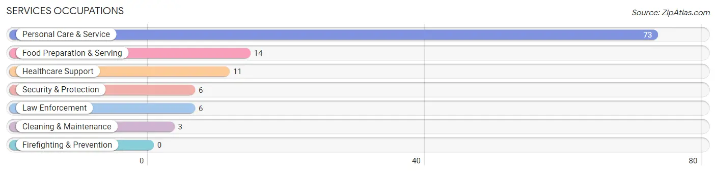 Services Occupations in Raleigh