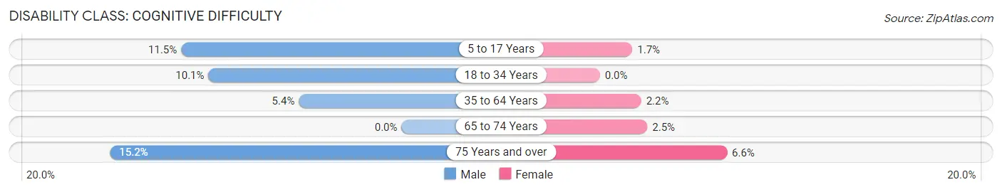 Disability in Rio Pinar: <span>Cognitive Difficulty</span>