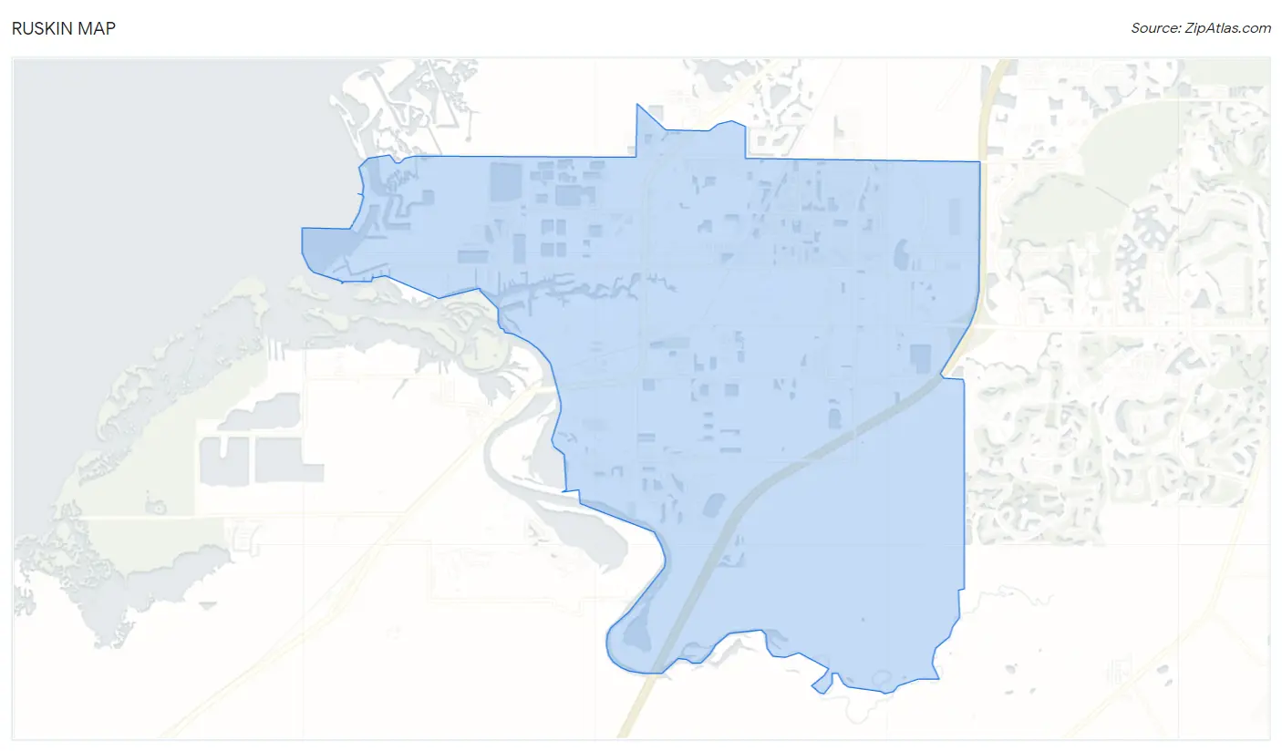 Ruskin Map