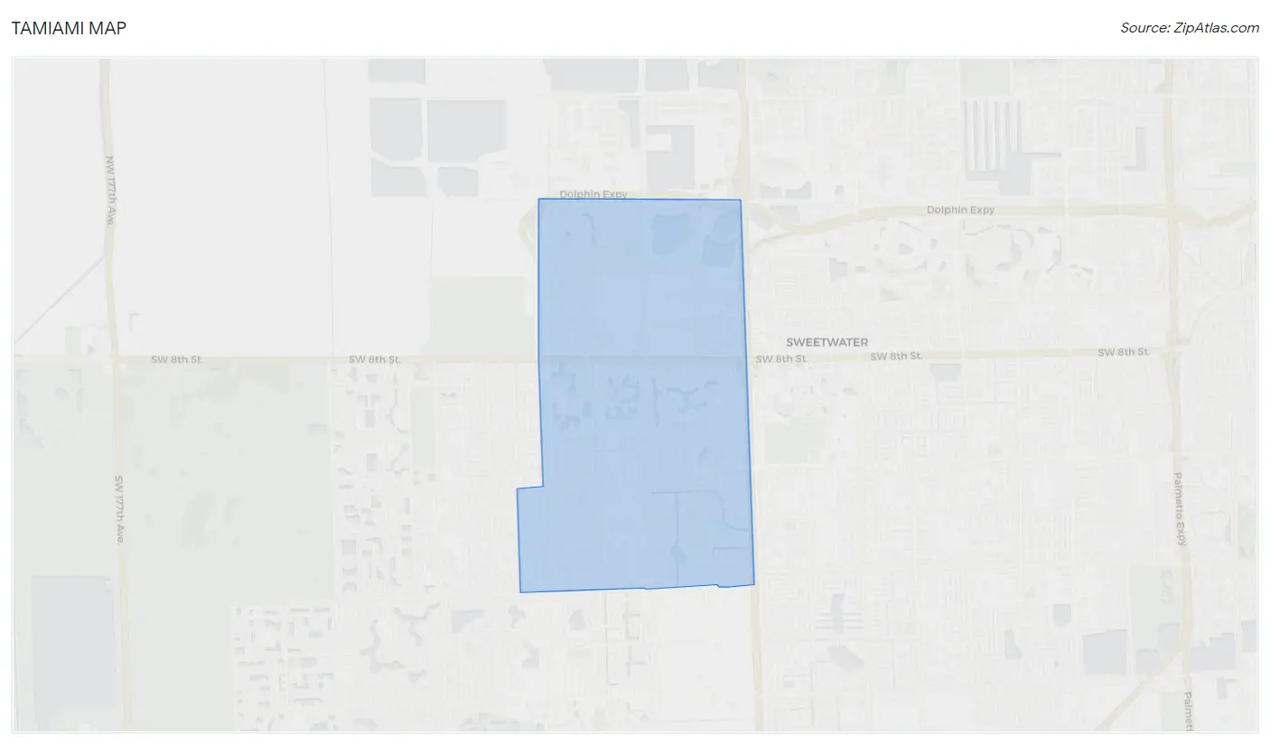 Tamiami Map