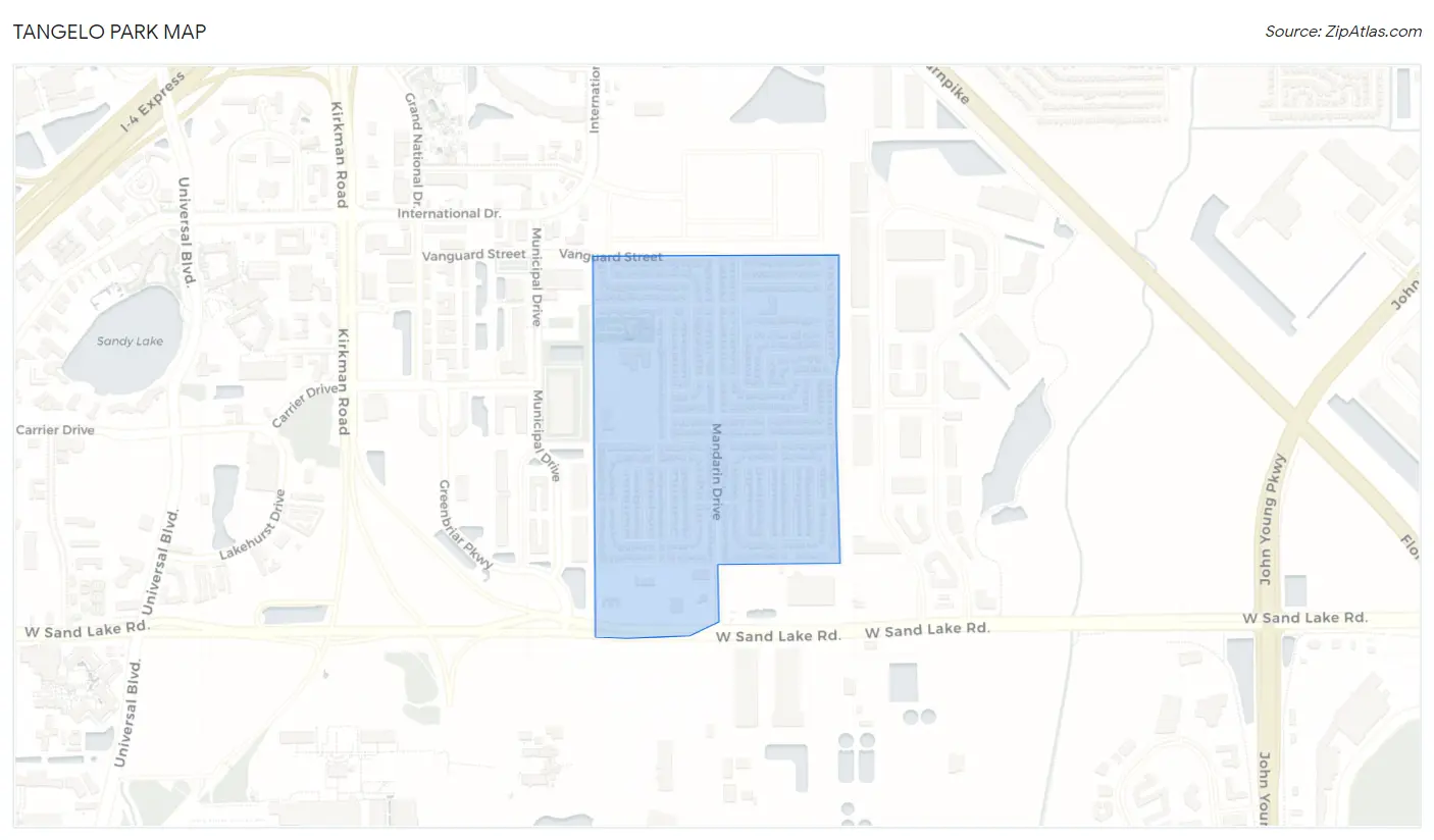 Tangelo Park Map