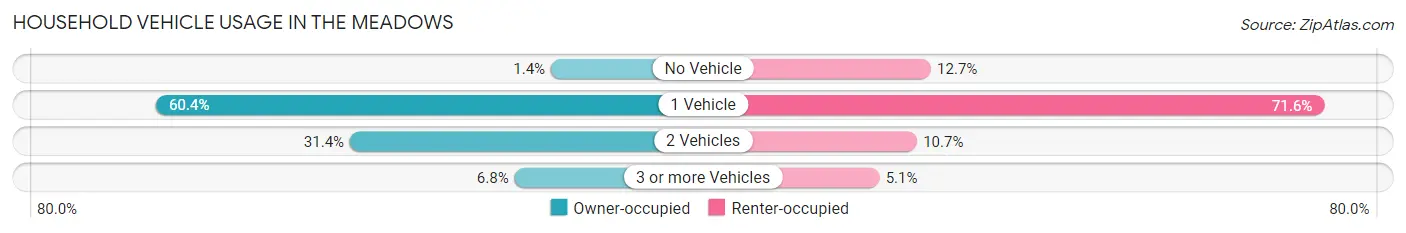 Household Vehicle Usage in The Meadows