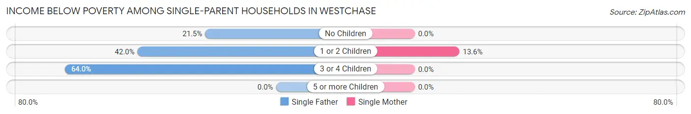 Income Below Poverty Among Single-Parent Households in Westchase