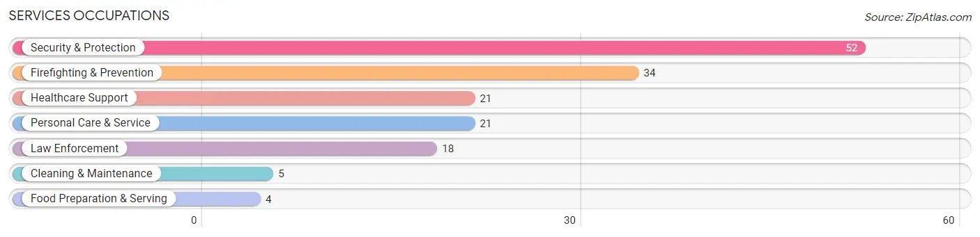 Services Occupations in White Springs