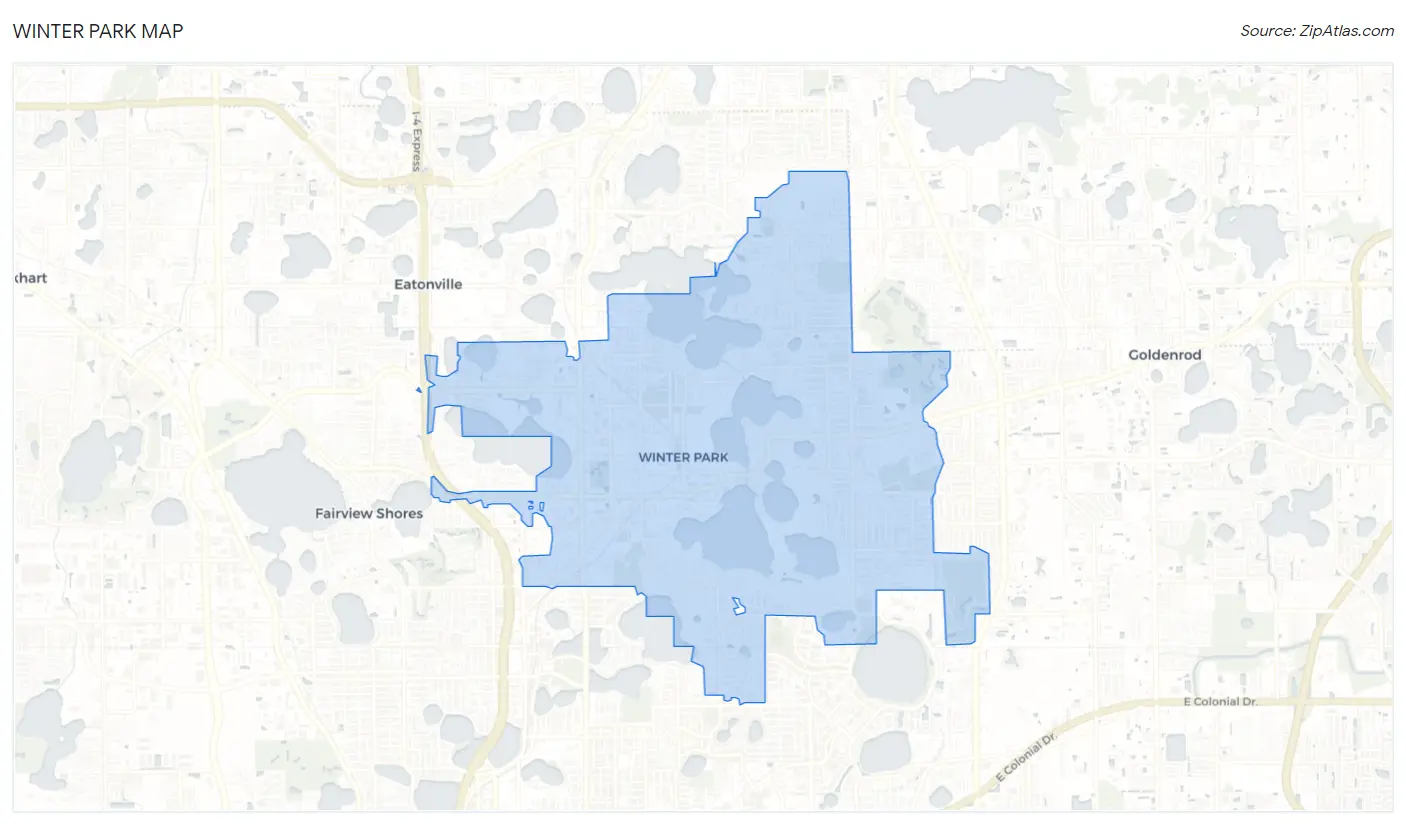 Winter Park Map