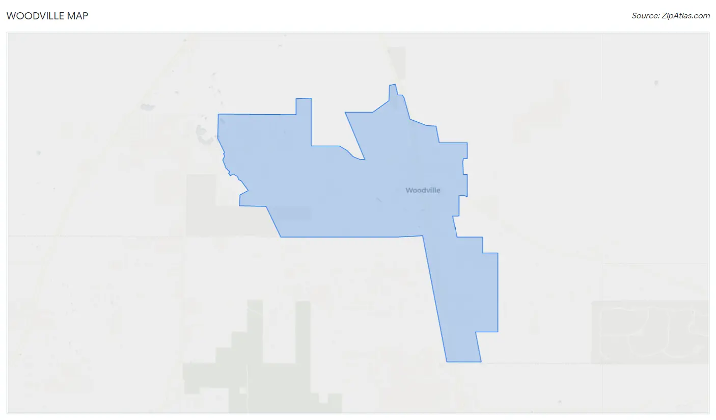 Woodville Map