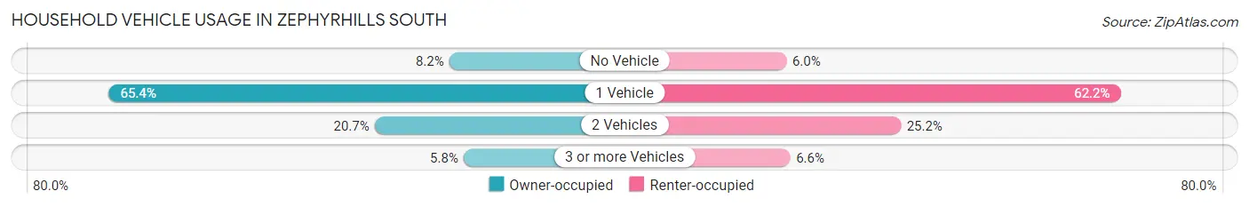 Household Vehicle Usage in Zephyrhills South