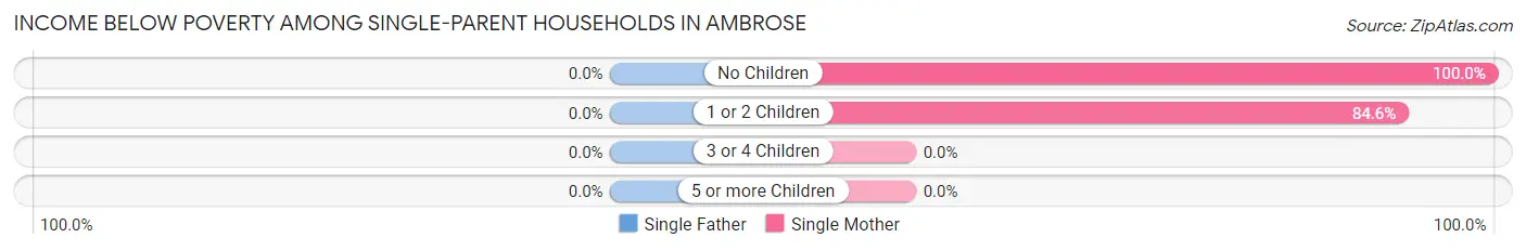 Income Below Poverty Among Single-Parent Households in Ambrose