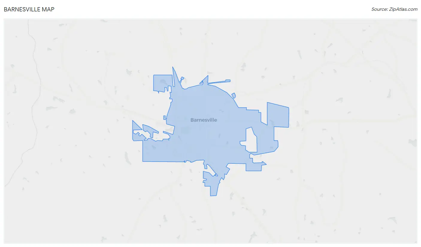 Barnesville Map