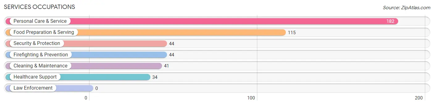 Services Occupations in Bemiss