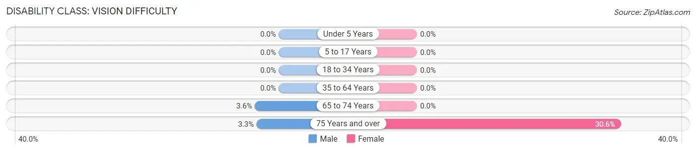 Disability in Bemiss: <span>Vision Difficulty</span>