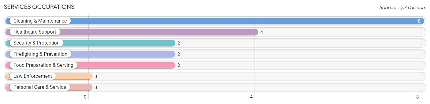 Services Occupations in Bostwick