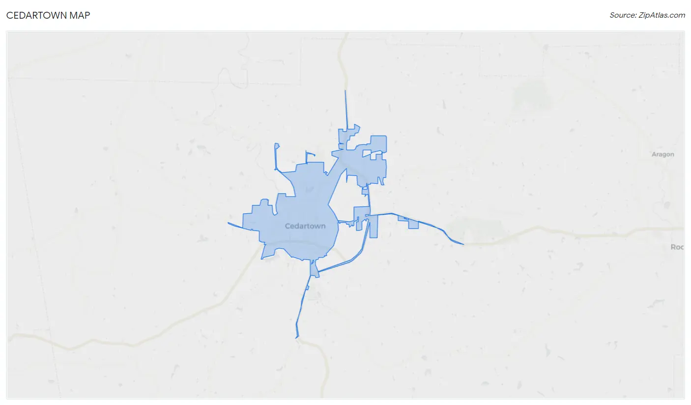 Cedartown Map