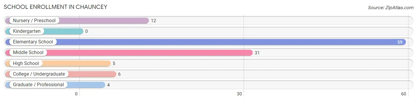 School Enrollment in Chauncey