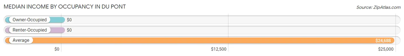Median Income by Occupancy in Du Pont