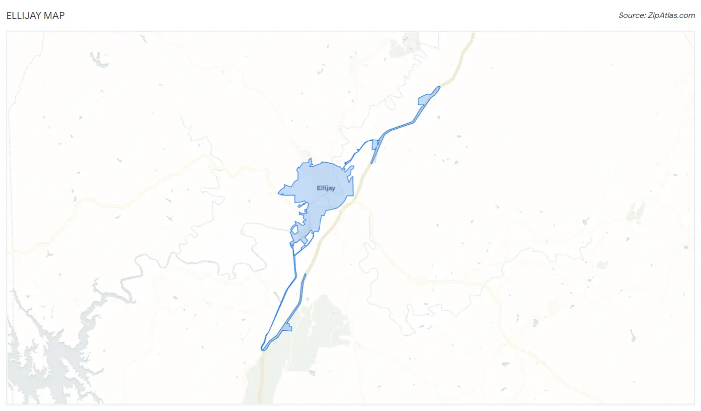 Ellijay Map