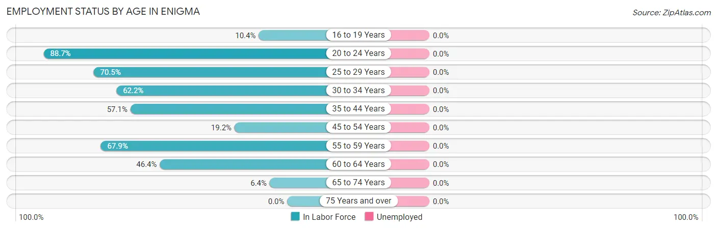Employment Status by Age in Enigma