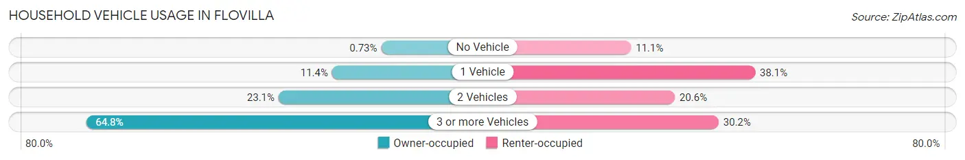 Household Vehicle Usage in Flovilla