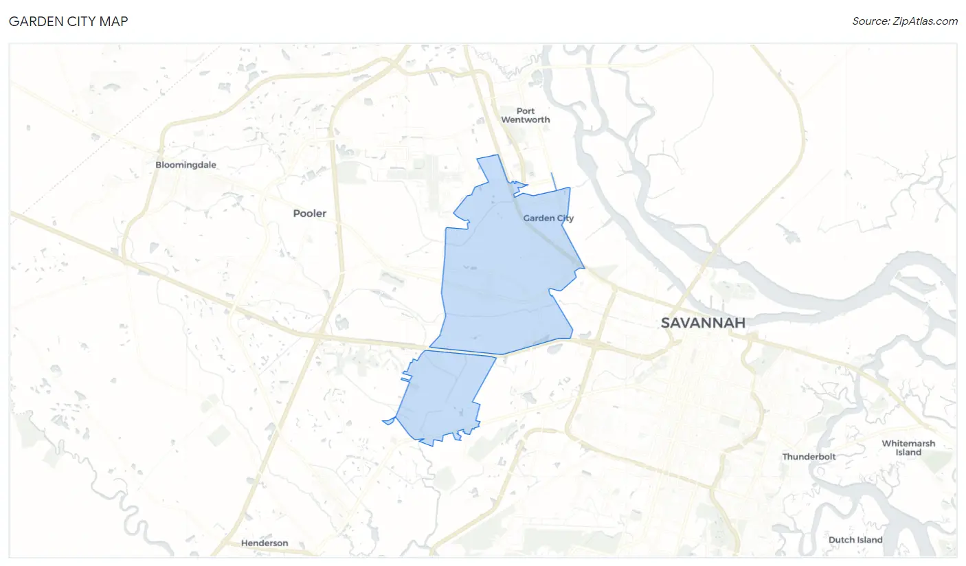 Garden City Map