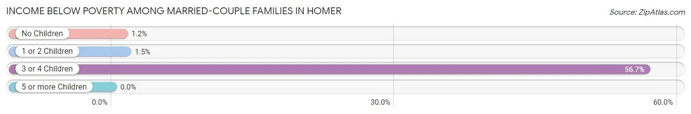 Income Below Poverty Among Married-Couple Families in Homer