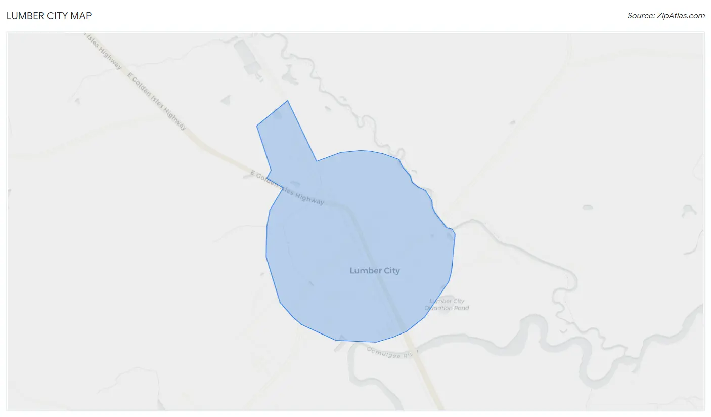 Lumber City Map