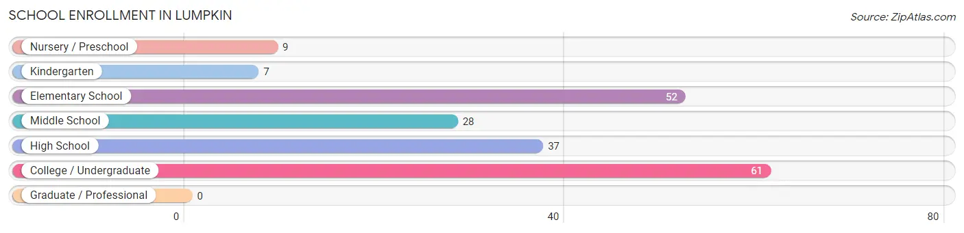 School Enrollment in Lumpkin