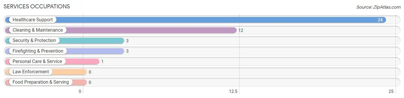 Services Occupations in McIntyre