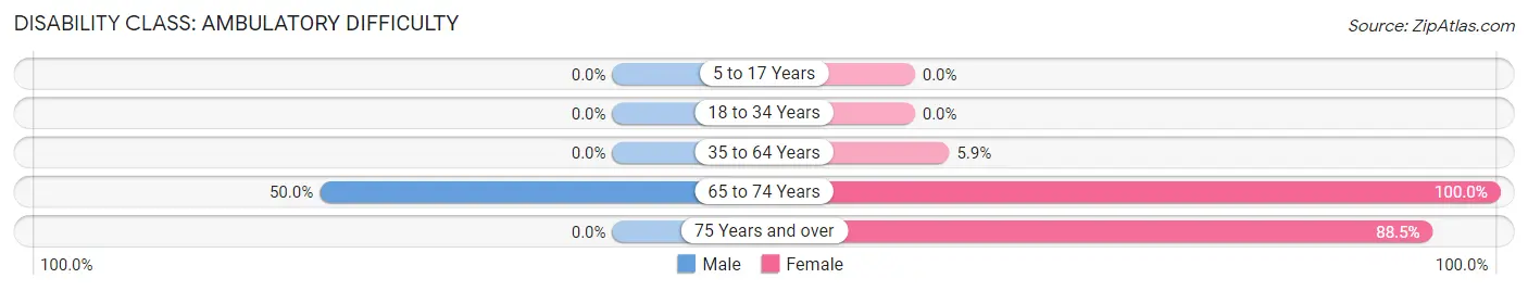 Disability in Nunez: <span>Ambulatory Difficulty</span>