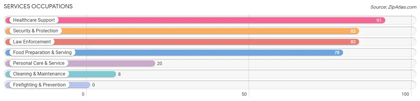 Services Occupations in Ocilla