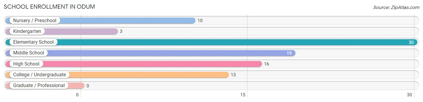 School Enrollment in Odum