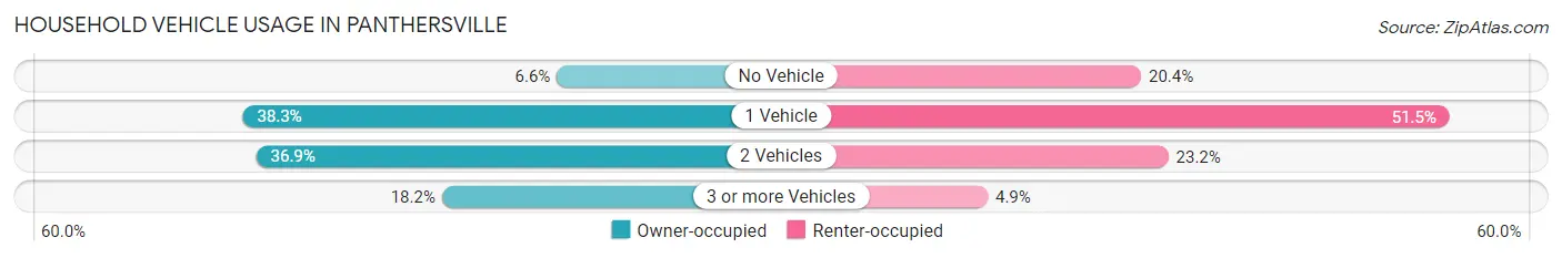 Household Vehicle Usage in Panthersville