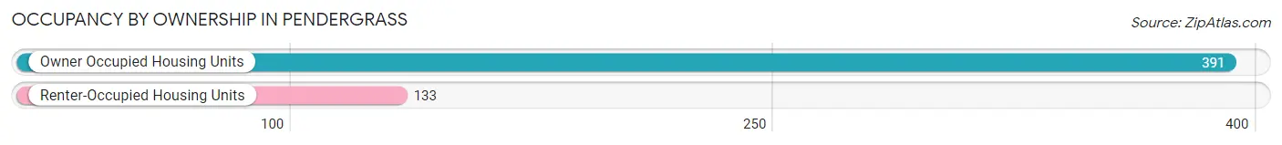 Occupancy by Ownership in Pendergrass