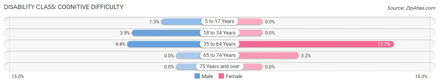 Disability in Rincon: <span>Cognitive Difficulty</span>