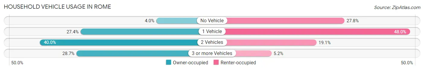 Household Vehicle Usage in Rome