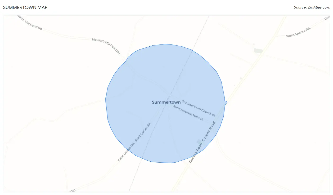 Summertown Map