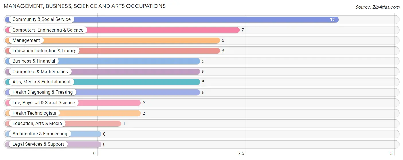 Management, Business, Science and Arts Occupations in Sumner