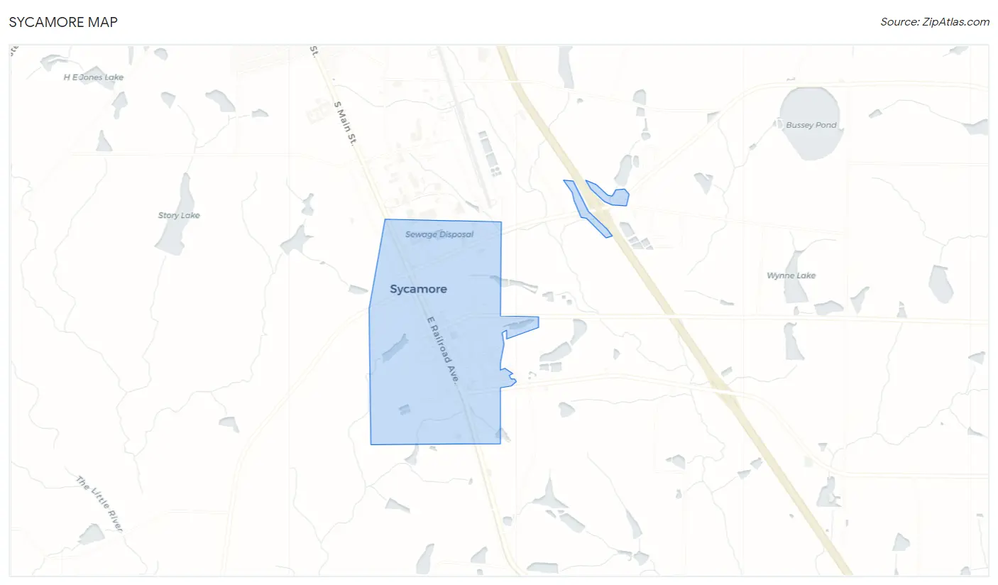 Sycamore Map