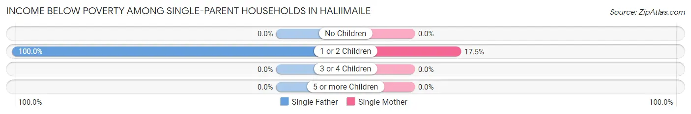 Income Below Poverty Among Single-Parent Households in Haliimaile